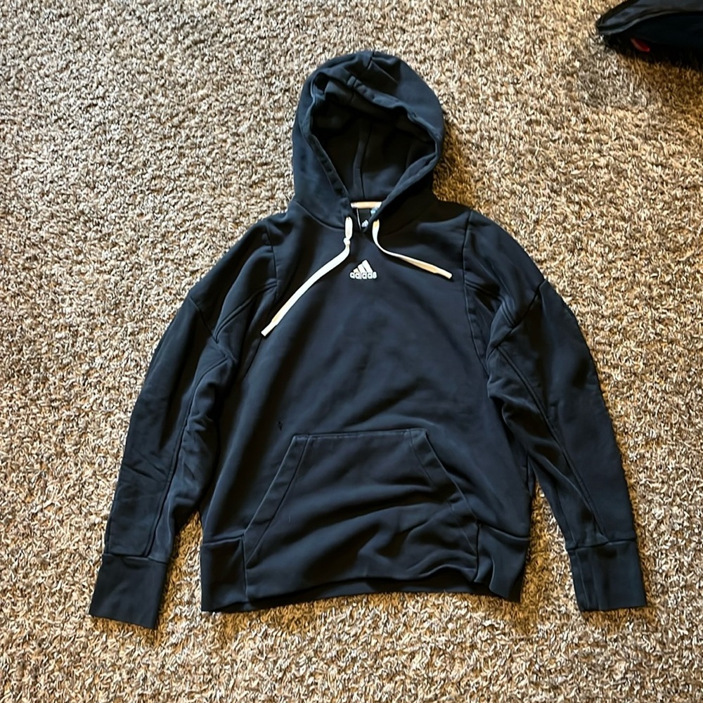 Black Heavy Adidas Hoodie